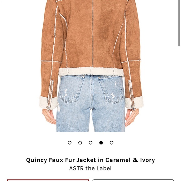 *WORN ONCE* ASTR The Label Faux Fur Jacket - Picture 3 of 10